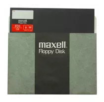 Disquete De 8 Polegadas Maxell Floppy Disk Fd1 Virgem