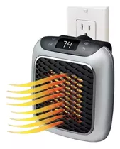 Calentador Eléctrico Mini Calefactor Turbo 800w Portátil Color Gris