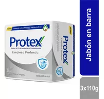 Jabon Protex Limpieza Profunda X 110g X 3und