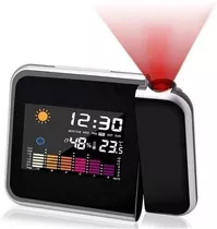 Reloj Con Proyector De Temperatura, Hora, Alarma, Día (5,89)