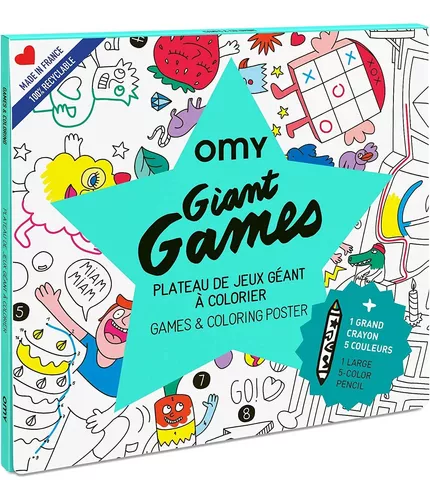 Omy P Ster Gigante Para Colorear Juegos Con L Piz Para Colo Env O Gratis