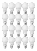 Kit 20 Lâmpada Led 9w Bulbo E27 6500k Branco Frio Cor Da Luz Branco-frio 110v/220v