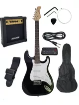 Kit Guitarra Electrica Amplificador Bocina Accesorios Bellat