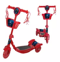 Patinete Infantil Masculino 3 Anos Thor Colorido Led Toys 2u