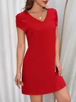 Vestido Rojo Sencillo Sheim