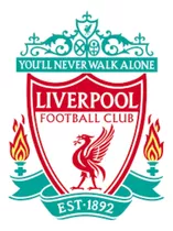Liverpool De Inglaterra: Bandera 150x90 + Banderín 26x19.