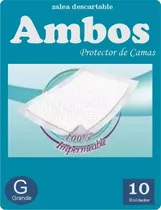 Zaleas Ambos Protector De Cama Descartables X 10 Unidades