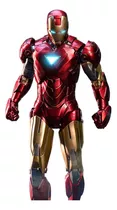 Zd Toys Iron Man Ironman Homem De Ferro Mk 6 Luz Led 18cm