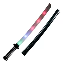 Espada Samurai Ninja Som E Luz Sensor De Movimento + Pilhas Cor Branco