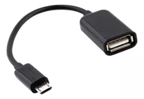 Cable Adaptador Otg Micro Usb Macho A Usb Hembra