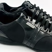 Sapatênis Zegna Sport Luxo - Preto -  Ermenegildo Zegna