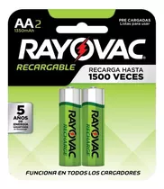 Pilas Recargables Tamaño Aa 1,2 V 1350 Mah Blister X 2 Unid