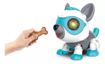 Cachorro Robô Eletrônico Sensor Luz Magic Robo Dog Fenix