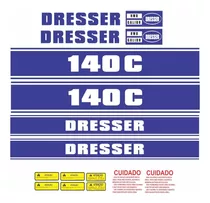 Kit Adesivos Compatível Motoniveladora Dresser 140c R371