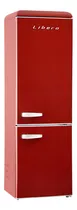 Refrigerador Retro 300 Litros Lrb-310dfrr Rojo Libero