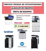 Ricoh Lanier Brother Servicio Técnico Alquileres Ventas