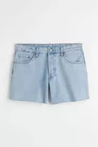Shorts Denim 90's Boyfriend Low , Short De Jeans H&m Celeste