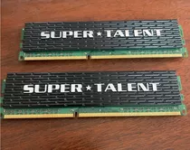 Memorias Supertalent Black Kit 2x2gb Ddr3 1333 Pc3-10600