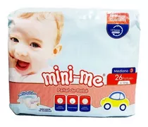 Pañales Mini Me Talla 3, Mediano , 26 Unidades