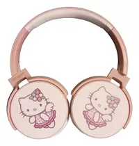 Audífonos De Diadema Inalámbricos Hello Kitty Niño Y Adulto Color Rosa Color De La Luz Na