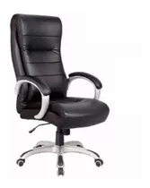 Silla Presidencial Oficina Miami Bipiel Negro Nueva Oferta