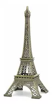 Torre Eiffel Metalica 18cms P/ Adornar Torta/recuerdo/regalo