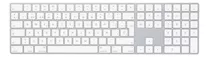 Teclado Apple Magic Keyboard Con Teclado Numérico Qwerty Español Color Blanco - Distribuidor Autorizado