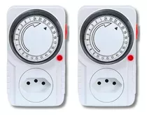 2pcs Timer Temporizador Analogico 110/220v Progamavel