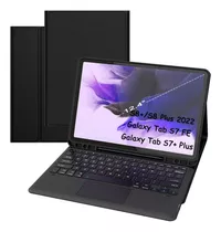 Funda Teclado Galaxy Tab S7plus S7 Fe S8 Plus 12.4 Bluetooth