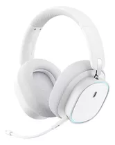 Headset Baseus Gh02 Conexão 2.4g E Bluetooth 5.3 Driver 40mm Cor Branco Cor Da Luz Rgb