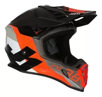 Casco Moto Just 1 Korne J38 Motocross Enduro Just1 Atv Orang