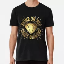 Remera Brilla En Ti Diamante Loco - Gold Pink Floyd Algodon 