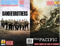 Ultra Pen 16gb Séries Band Of Brothers E Pacific Completas