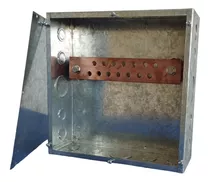 Tablero Equipotencial,metalico,30x30x15 C/barras/aisladores