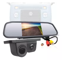 Kit Estacionamento Sensor Camera Retrovisor Lcd Kombi