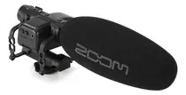 Zoom M3 Micrófono Shotgun Con Grabación, 32 Bits Color Negro