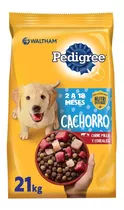 Alimento Pedigree Sano Crecimiento Etapa 1 Para Perro Cachorro Todos Los Tamaños Sabor Mix En Bolsa De 21kg