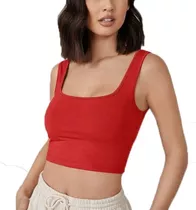 Crop Top Blusa Mujer Manga Sisa