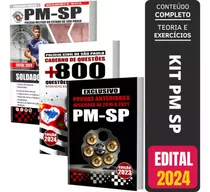 Kit Apostila Pm Sp Soldado + Questões Pm + Provas Anteriores