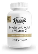 Ácido Hialurónico + Vitamina C X 60 Cápsulas Qualivits® Antiage Sabor Sin Sabor