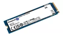 Ssd Nv2 Pcie 4.0 Nvme M.2 3.500mb 2tb Ultra Rápido Kingston Cor Azul