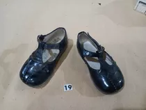 Zapatos De Charol Negro Poco Uso Nro 19