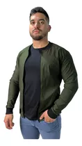 Campera Jacket Bomber Liviana Bengalina Sin Capucha Hombre