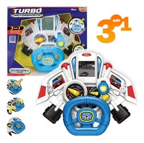 Volante Divertido Infantil Turbo Motor Sport Modo 3 Em 1