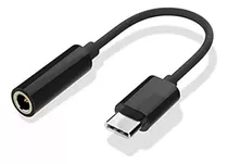 Adaptador Usb Tipo C A Jack 3.5 Audio Para Auricular Común