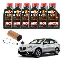 Kit Troca Óleo Motul 5w30 Ll01 Bmw X1 20i 25i 2016 2017 2018