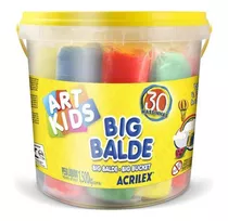 Massa Para Modelar Criativa Art Kids Big Balde C/30un Acrile