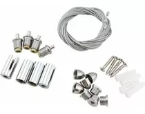 Kit Colgar Suspender Cable Tensor Panel Led 60x60 30x120