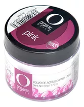 Polvo Acrílico Organic Nails Translúcido Pink 50gr #bs Color Pink Traslucido