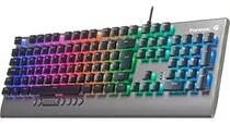 Teclado Gamer Mecânico Fortrek Pro Cruiser Krgd Crystal Abnt